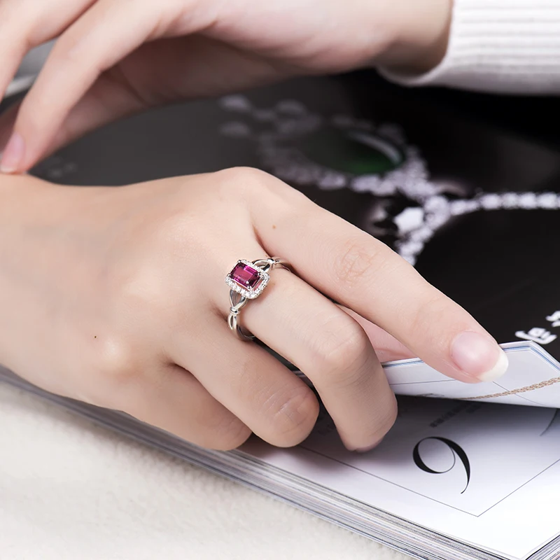 LANMI Women Natural Tourmaline Rings Diamonds Solid 14Kt White Gold Engagement Ring for Anniversary Gift
LANMI Women Natural Tourmaline Rings Diamonds Solid 14Kt White Gold Engagement Ring for Anniversary Gift