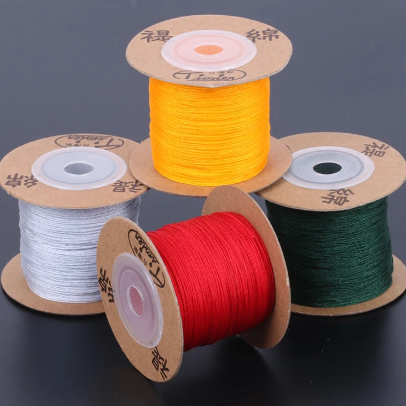 0.8mm 100m/roll Nylon Cord Threads for Fashion Jewelry Making DIY Bracelet Necklace Accessories
0.8mm 100m/roll Nylon Cord Threads for Fashion Jewelry Making DIY Bracelet Necklace Accessories