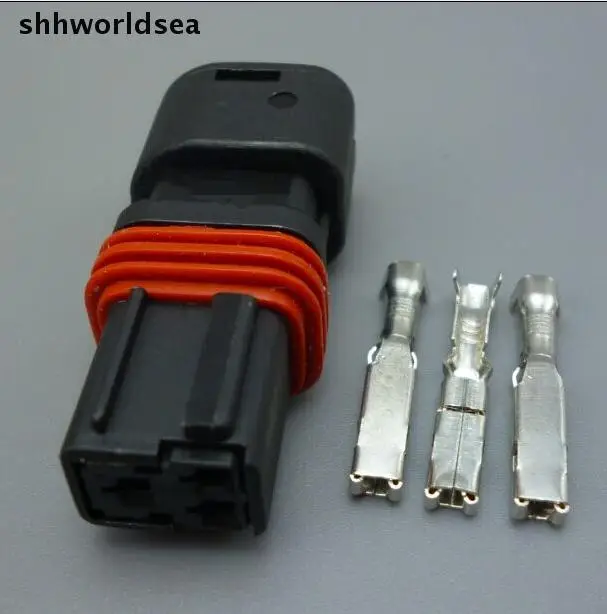 Shhworldsea 10/50/100sets 3 pin 1.5MM car wire harness connector auto electrical female connector plug with terminal
Shhworldsea 10/50/100sets 3 pin 1.5MM car wire harness connector auto electrical female connector plug with terminal