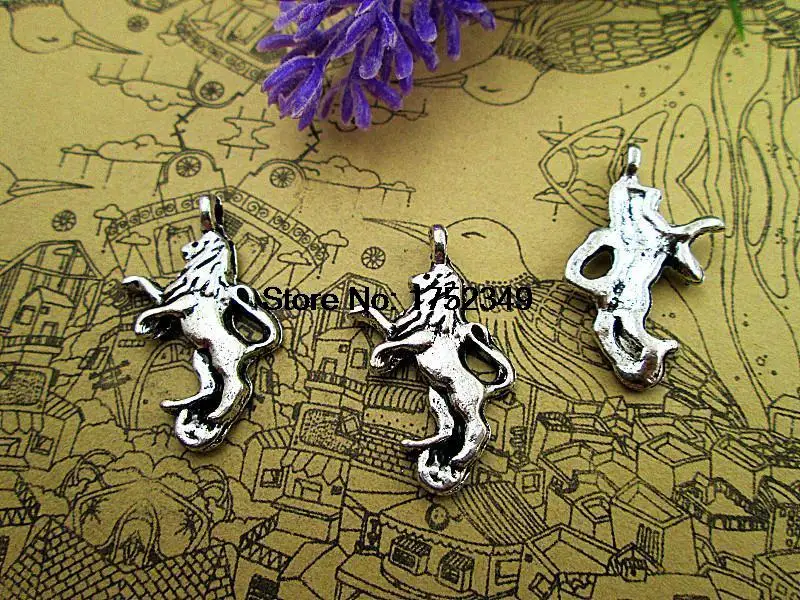 15pcs- running Lion Charms , Antique Tibetan silver runing lion Charms pendants 12x22mm
15pcs- running Lion Charms , Antique Tibetan silver runing lion Charms pendants 12x22mm