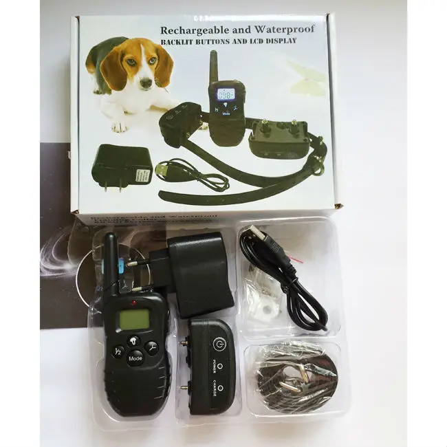 H188 Rechargeable Glow in Dark Waterproof Remote Electric Shock Pet Dog Training Collar For 1 Dog
H188 Rechargeable Glow in Dark Waterproof Remote Electric Shock Pet Dog Training Collar For 1 Dog