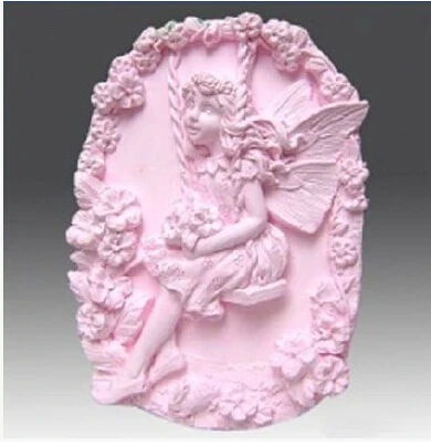 Flower Fairy swing silicon soap mold Rose Cake decoration mold Angel manual soap mold NO.SO-022
Flower Fairy swing silicon soap mold Rose Cake decoration mold Angel manual soap mold NO.SO-022