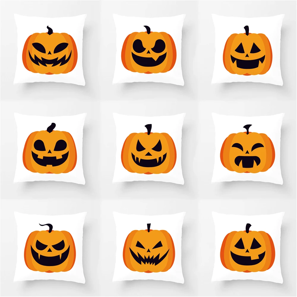 Happy Halloween Pumpkins Cushion Cover Funny expression Throw Pillow Case Yellow Decorative Pillowcase Gift For Car Sofa Seat
Happy Halloween Pumpkins Cushion Cover Funny expression Throw Pillow Case Yellow Decorative Pillowcase Gift For Car Sofa Seat