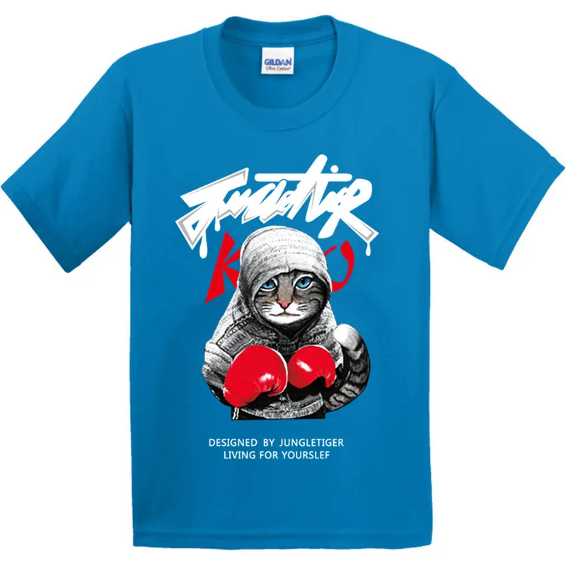 Kids fighting Cat Printed Design 100% Cotton Boxing T Shirt Boys/Girls Short fight Tops Children Cute T-Shirt,GKT034
Kids fighting Cat Printed Design 100% Cotton Boxing T Shirt Boys/Girls Short fight Tops Children Cute T-Shirt,GKT034