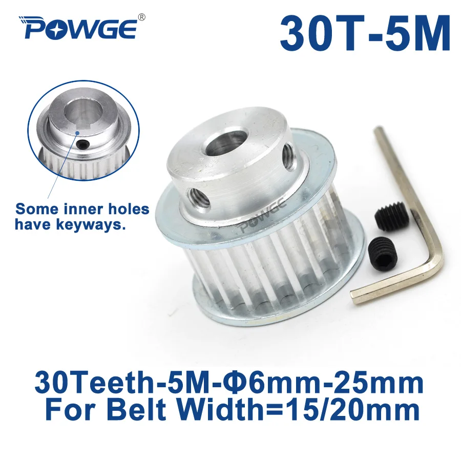 POWGE 30 зубьев 5 м Синхронный шкив keyway диаметр 8/10/12/14/15/16/17/18/19/20 мм для ширины 15/20 мм HTD5M зубчатый ремень 30 зубьев 30 T
POWGE 30 зубьев 5 м Синхронный шкив keyway диаметр 8/10/12/14/15/16/17/18/19/20 мм для ширины 15/20 мм HTD5M зубчатый ремень 30 зубьев 30 T