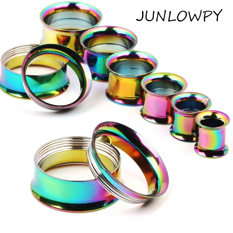 JUNLOWPY Piercing Plug Internally Threaded Rainbow Ear Plug Mix 5~20mm 72pcs/lot Body Piercing Jewelry Ear Flesh Tunnel
JUNLOWPY Piercing Plug Internally Threaded Rainbow Ear Plug Mix 5~20mm 72pcs/lot Body Piercing Jewelry Ear Flesh Tunnel