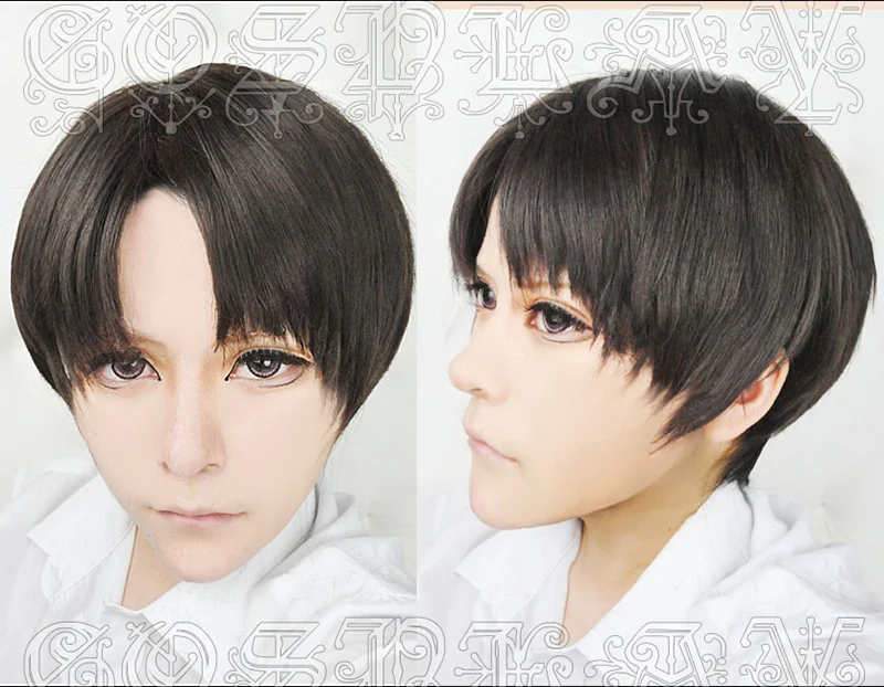 High Quality Levi Ackerman Short Mixed Black Brown Heat Resistant Hair Cosplay Costume Wig + Free Wig Cap
High Quality Levi Ackerman Short Mixed Black Brown Heat Resistant Hair Cosplay Costume Wig + Free Wig Cap