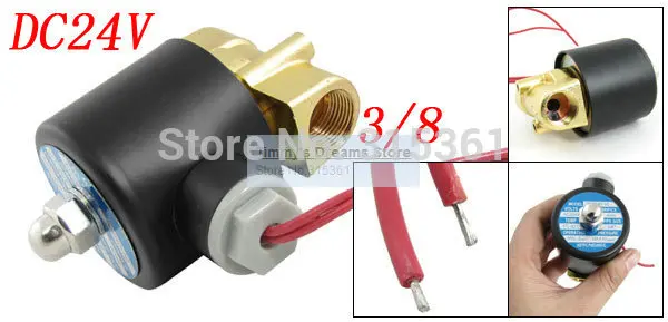 Free Shipping Post Mail Water Air Gas Fuel NC Solenoid Valve 3/8" BSPP 24V DC 2W040-10
Free Shipping Post Mail Water Air Gas Fuel NC Solenoid Valve 3/8" BSPP 24V DC 2W040-10