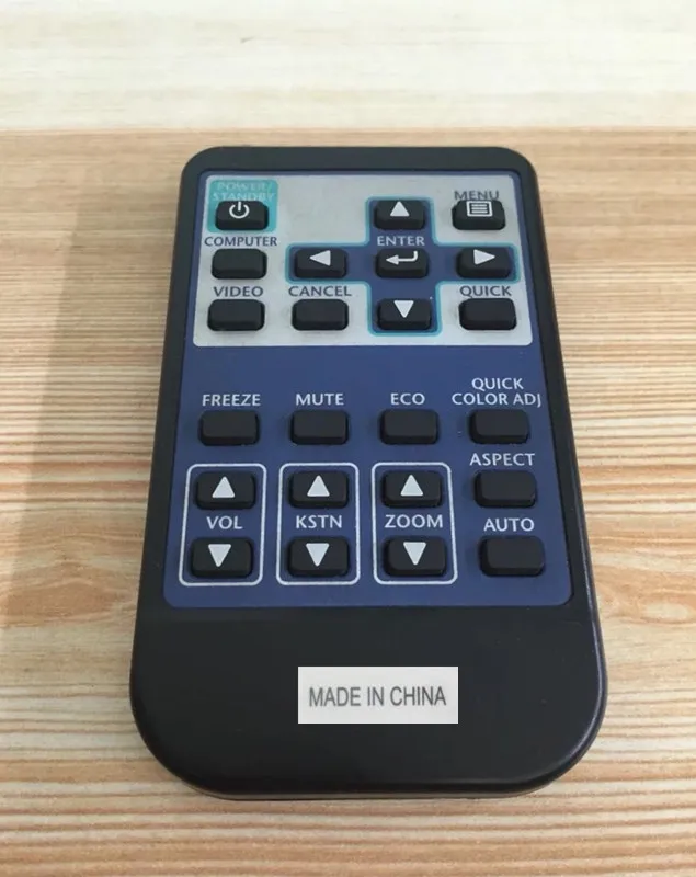 Remote control for the TAXAN/PLUS khepler PD/PV/PS2/PS/P series projector.
Remote control for the TAXAN/PLUS khepler PD/PV/PS2/PS/P series projector.
