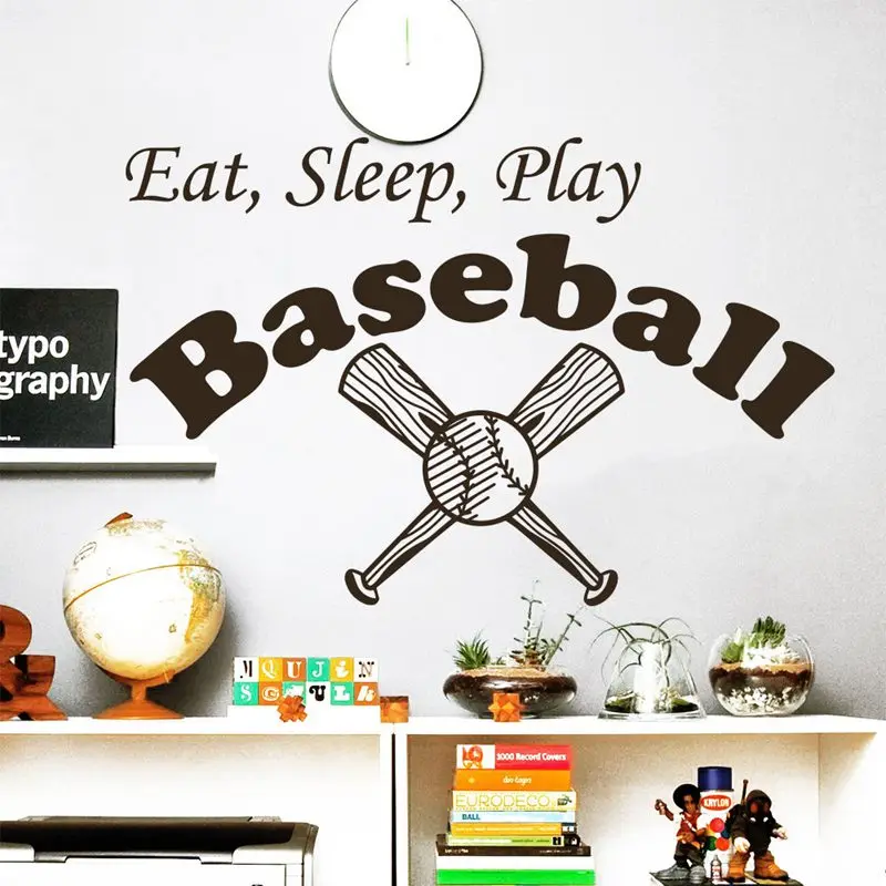 Baseball Car Windows Sticker Name Sports Decal Posters Vinyl Wall Decals Pegatina Quadro Parede Decor Mural Baseball Sticker
Baseball Car Windows Sticker Name Sports Decal Posters Vinyl Wall Decals Pegatina Quadro Parede Decor Mural Baseball Sticker