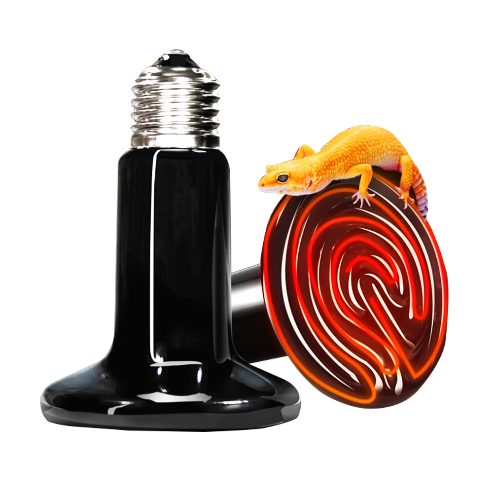 Pet Reptile Heating Lamp 25/50/75/100/150/200W Turtle Ceramic Infrared Lamp Reptile Bulb Temperature Control Equipment 110V/220V
Pet Reptile Heating Lamp 25/50/75/100/150/200W Turtle Ceramic Infrared Lamp Reptile Bulb Temperature Control Equipment 110V/220V
