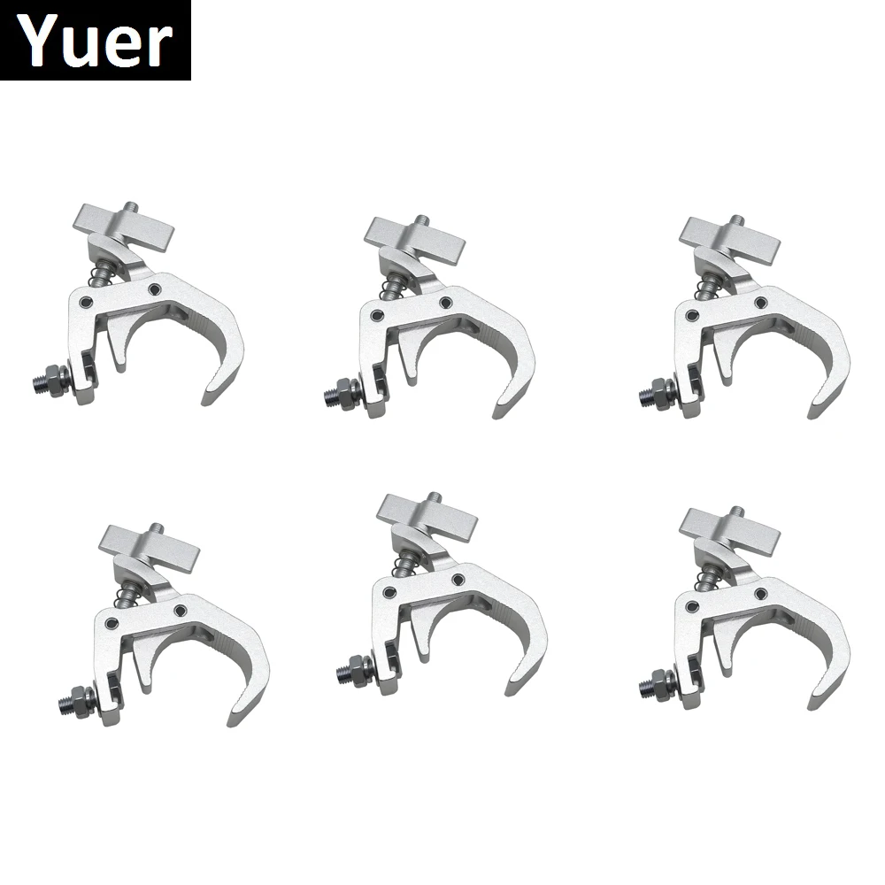 6Pcs/Lot Aluminum Lights Hook LED Par Hooks Professional Stage Equipment LED Stage Light Truss DJ Club Hanging Hook Stage Clamp
6Pcs/Lot Aluminum Lights Hook LED Par Hooks Professional Stage Equipment LED Stage Light Truss DJ Club Hanging Hook Stage Clamp