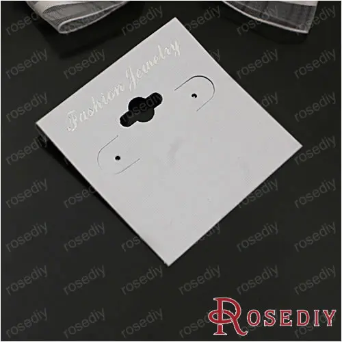 Wholesale 5*5cm White Square Plastic and Paper Earrings Packing Card Diy Jewelry Findings Accessories 100 sets(JM6647)
Wholesale 5*5cm White Square Plastic and Paper Earrings Packing Card Diy Jewelry Findings Accessories 100 sets(JM6647)