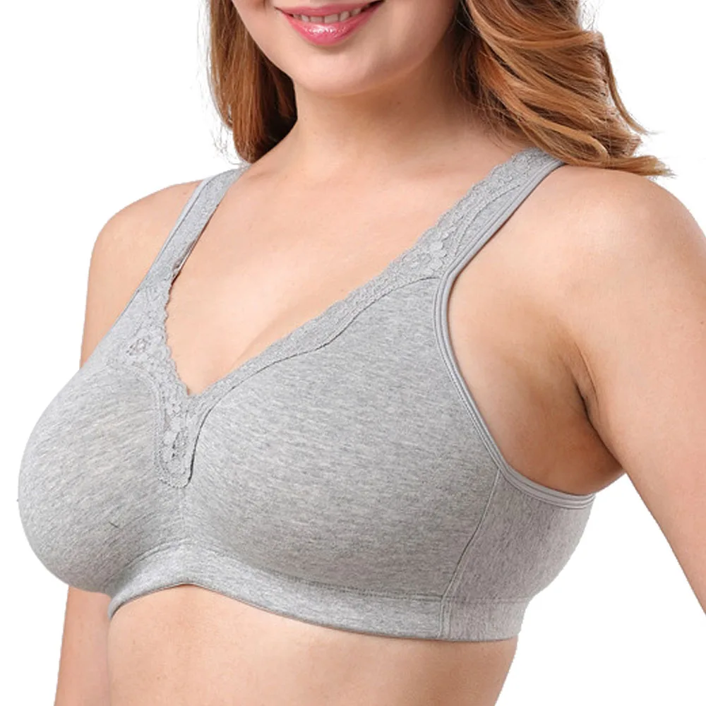 Women's Large Bra Sexy Underwear Bralette Plus Size B C D 36 38 40 42 44 46 48 50 Full Cup Minimizer Wire Free
Women's Large Bra Sexy Underwear Bralette Plus Size B C D 36 38 40 42 44 46 48 50 Full Cup Minimizer Wire Free