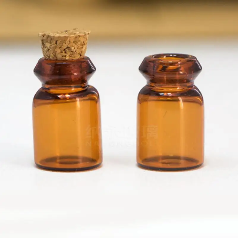 Wholesale 1ml Mini Glass Bottles Vials With Cork Empty Tiny Amber Glass Bottle Jars LX5079
Wholesale 1ml Mini Glass Bottles Vials With Cork Empty Tiny Amber Glass Bottle Jars LX5079