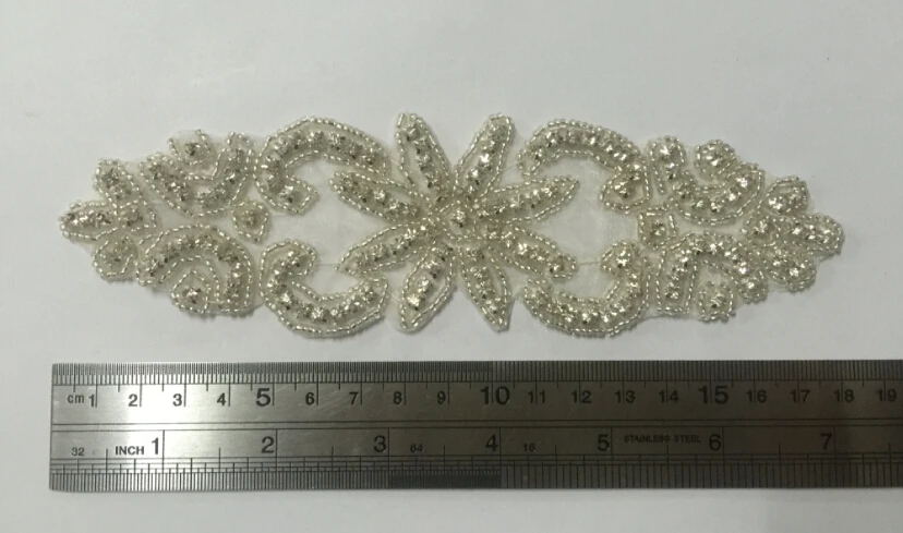 Free Shipping Wholesale 10pcs/lot 7'' Rhinestone Applique for Wedding Gown Bridal Sash Evening Wear LSAP073005
Free Shipping Wholesale 10pcs/lot 7'' Rhinestone Applique for Wedding Gown Bridal Sash Evening Wear LSAP073005