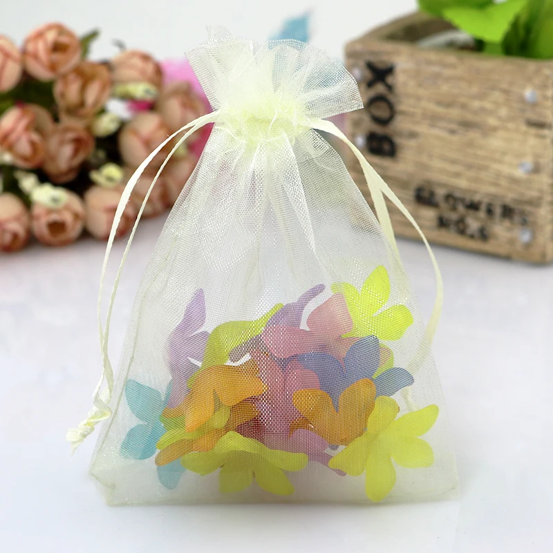 Hot Sale 500pcs/lot Beige Organza Bags 15x20cm Wedding Gift Pouches Jewelry Packaging Organza Gift Bag With Drawstring
Hot Sale 500pcs/lot Beige Organza Bags 15x20cm Wedding Gift Pouches Jewelry Packaging Organza Gift Bag With Drawstring