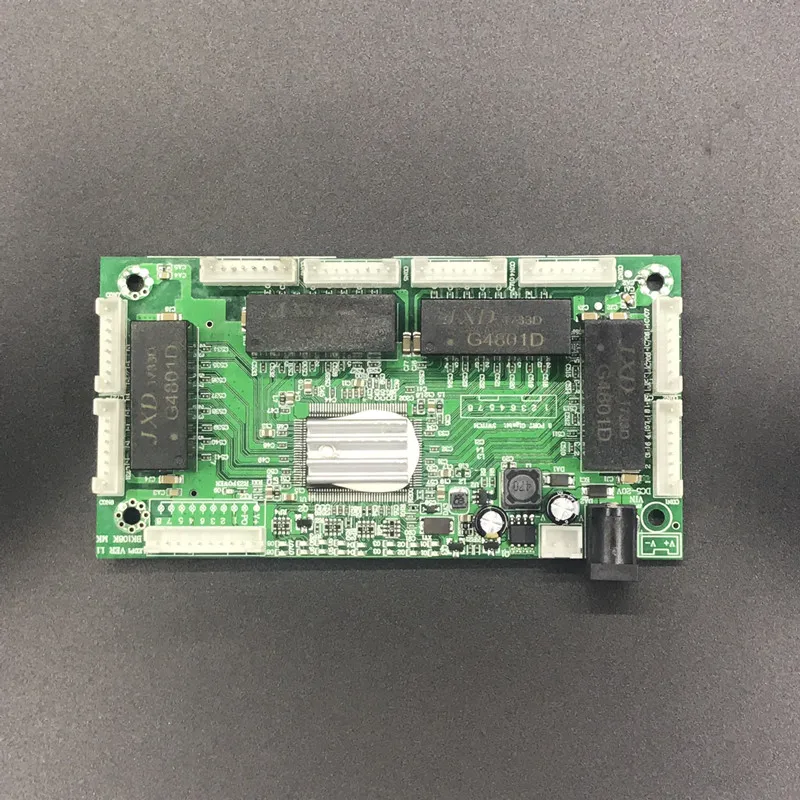 OEM PBC 8Port Gigabit Ethernet Switch 8Port with 8 pin way header 10/100/1000m Hub 8way power pin Pcb board OEM screw hole
OEM PBC 8Port Gigabit Ethernet Switch 8Port with 8 pin way header 10/100/1000m Hub 8way power pin Pcb board OEM screw hole