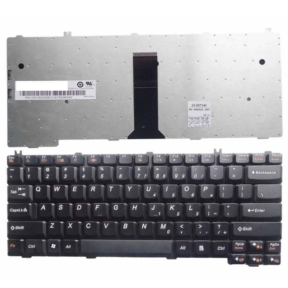 GZEELE English New Laptop keyboard for Lenovo C465 C461 C462 C463 C510 g455 U330A K43A K43 U330 Black US Version
GZEELE English New Laptop keyboard for Lenovo C465 C461 C462 C463 C510 g455 U330A K43A K43 U330 Black US Version