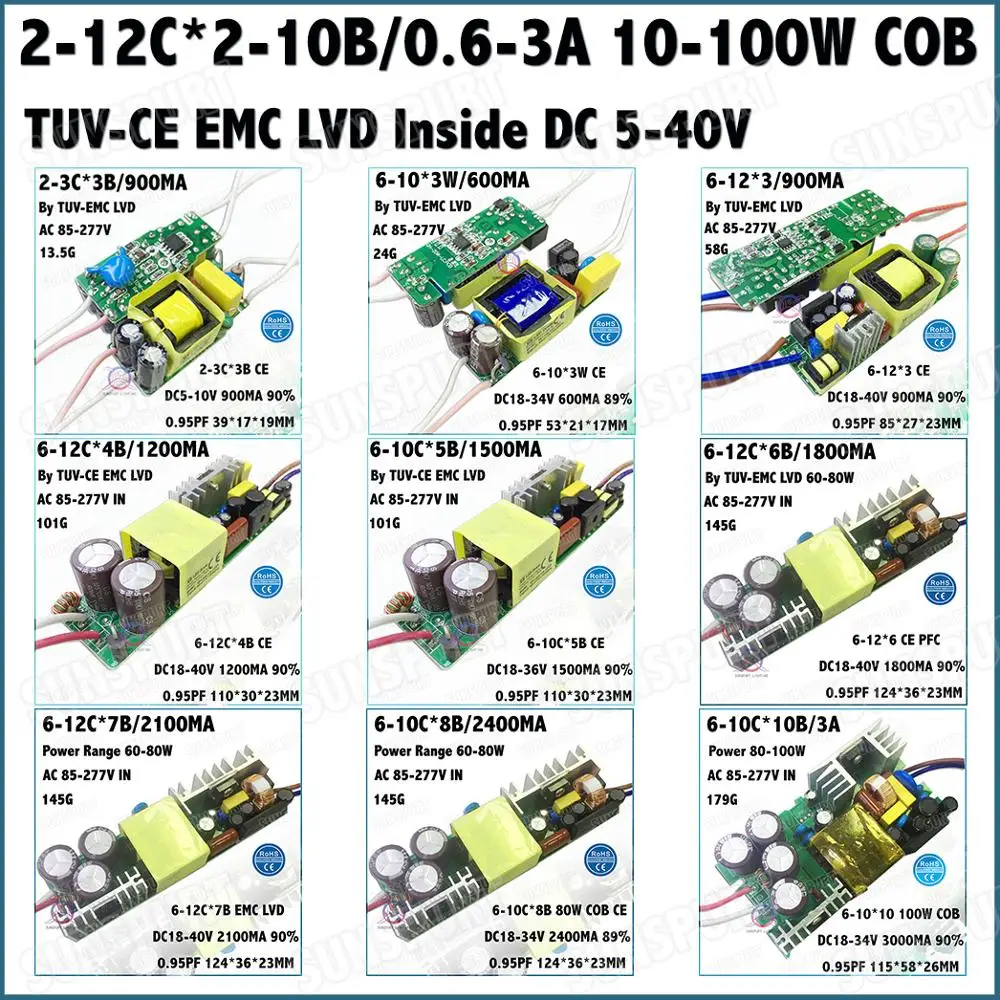 2-20 шт. TUV-CE EMC LVD PFC внутри 5-100 Вт AC85-277V светодиодный драйвер 2-12Cx2-10B 0,6-3A DC5-40V лампа постоянного тока Бесплатная доставка
2-20 шт. TUV-CE EMC LVD PFC внутри 5-100 Вт AC85-277V светодиодный драйвер 2-12Cx2-10B 0,6-3A DC5-40V лампа постоянного тока Бесплатная доставка