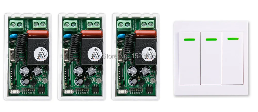 New AC 220 V 1CH Wireless Remote Control Switch System Receiver + Wall Panel Remote Transmitter Sticky Remote Smart Home Switch
New AC 220 V 1CH Wireless Remote Control Switch System Receiver + Wall Panel Remote Transmitter Sticky Remote Smart Home Switch
