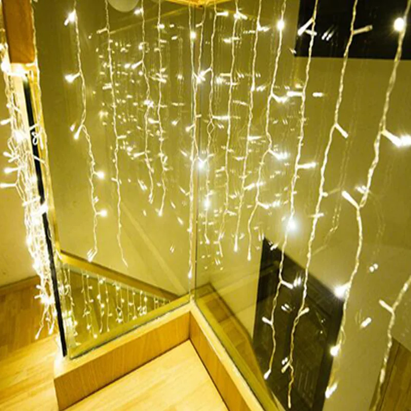 Led Curtain Icicle String Lights led garland 4m 96Leds christmas outdoor garland for Decorative Party Wedding Xmas fairy lights
Led Curtain Icicle String Lights led garland 4m 96Leds christmas outdoor garland for Decorative Party Wedding Xmas fairy lights
