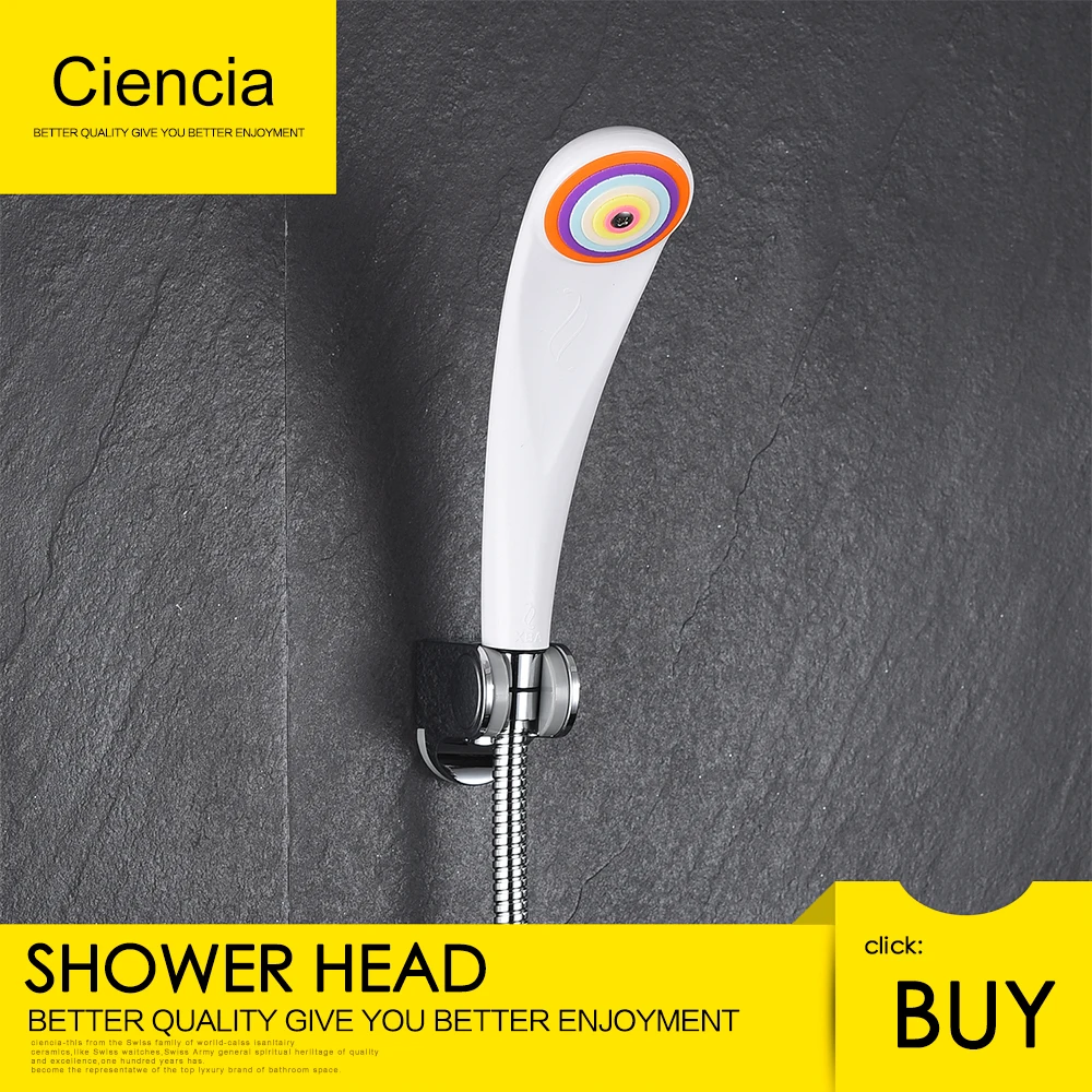 Ciencia ABS Plastic White Shower head Handheld shower Pressurized shower head Water Saving shower head ,Ciencia
Ciencia ABS Plastic White Shower head Handheld shower Pressurized shower head Water Saving shower head ,Ciencia