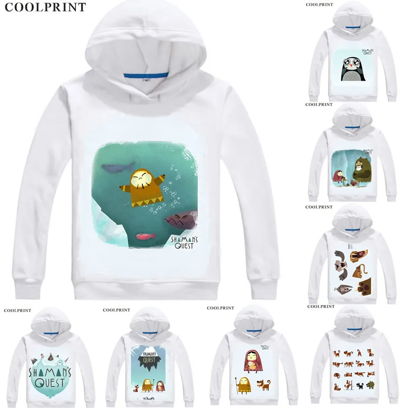 Shaman's Quest Toonbox Studio Hoodies Hooded Anime Hoodie Anime Manga Eskimo guy Took giant pelican snowman Cosplay Sweatshirts
Shaman's Quest Toonbox Studio Hoodies Hooded Anime Hoodie Anime Manga Eskimo guy Took giant pelican snowman Cosplay Sweatshirts