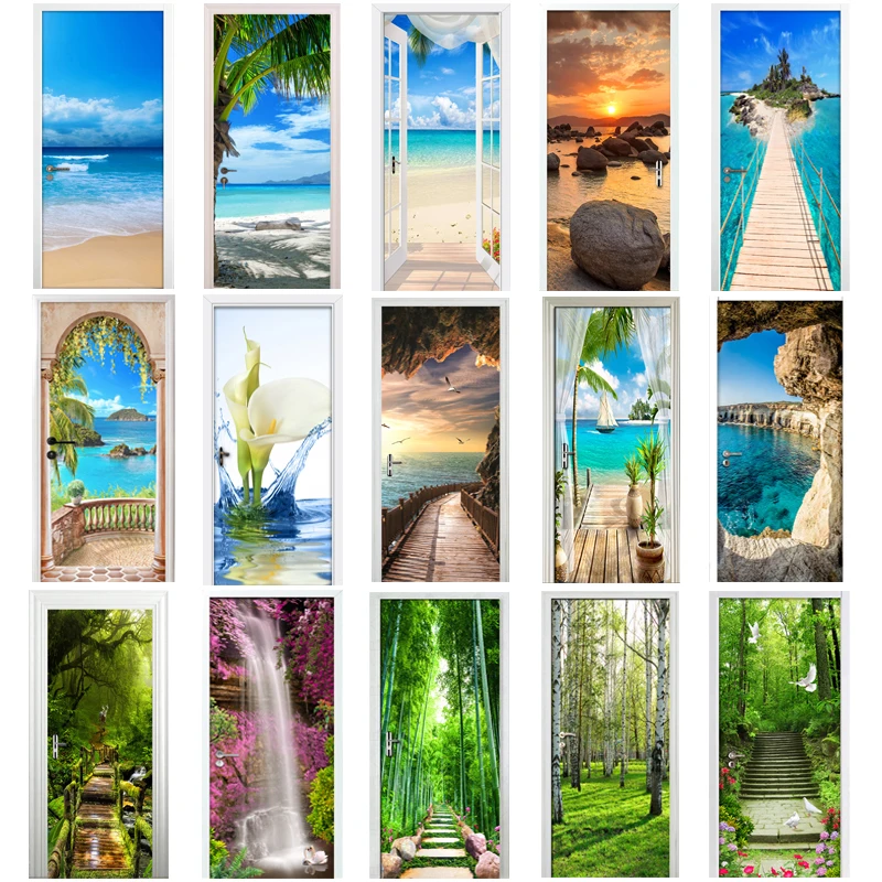 Modern Living Room Bedroom Door Decoration 3D Photo Wallpaper PVC Waterproof Self-adhesive Removable Door Sticker Wall Decals
Modern Living Room Bedroom Door Decoration 3D Photo Wallpaper PVC Waterproof Self-adhesive Removable Door Sticker Wall Decals