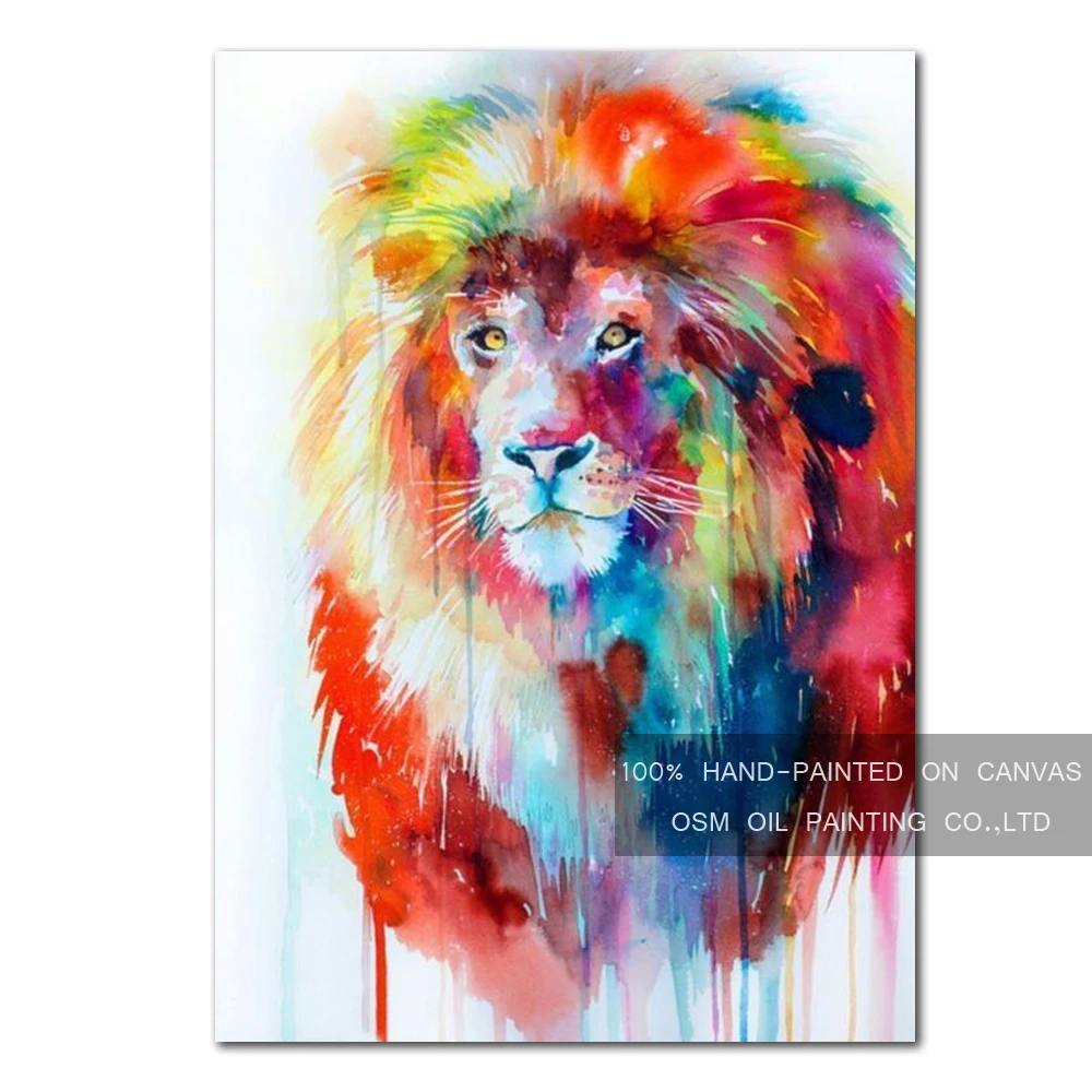 High Skills Artist Hand-painted High Quality Abstract Lion Oil Painting on Canvas Colorful Lion Oil Painting for Living Room
High Skills Artist Hand-painted High Quality Abstract Lion Oil Painting on Canvas Colorful Lion Oil Painting for Living Room