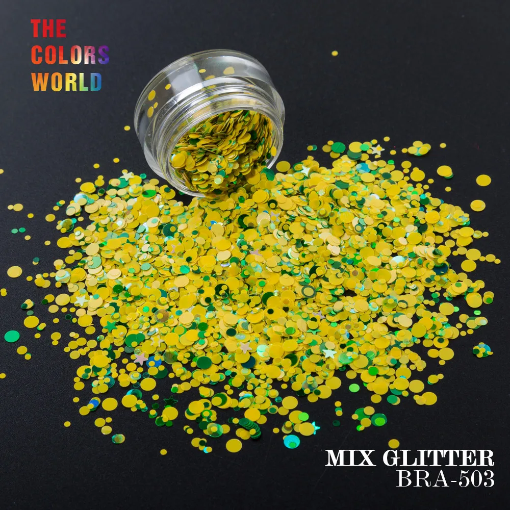 TCT-124 Mix Shape Mix Size Nail Glitter For Nail Art Decoration Facepainting Body Art World Cup Football Manual DIY Decoration
TCT-124 Mix Shape Mix Size Nail Glitter For Nail Art Decoration Facepainting Body Art World Cup Football Manual DIY Decoration