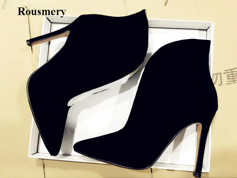 2017 Hot Sale Women Fashion Pointed Toe Suede Leather High Heel Ankle Boots V cut High Heels Stiletto Pump Ankle Boots
2017 Hot Sale Women Fashion Pointed Toe Suede Leather High Heel Ankle Boots V cut High Heels Stiletto Pump Ankle Boots