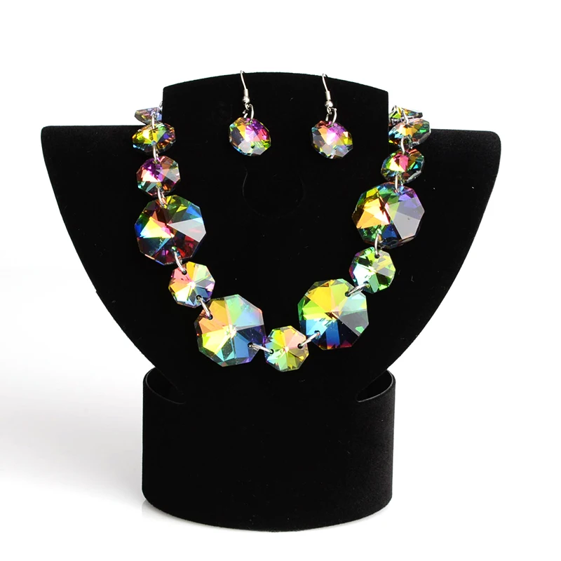 Folding Choker Necklace Collar Earring Ring Jewelry Set Display Holder Neck Bust Stand Jewelry Showcase Display Stand Portable
Folding Choker Necklace Collar Earring Ring Jewelry Set Display Holder Neck Bust Stand Jewelry Showcase Display Stand Portable
