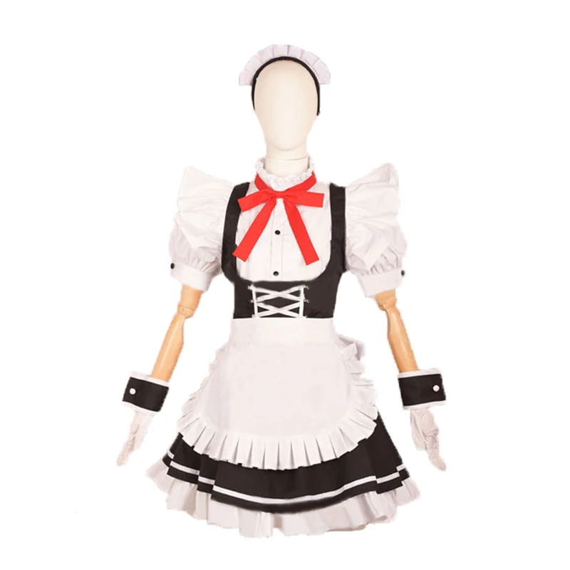 Joker Protagonist Futaba Sakura maid Dress with socks Cosplay Costume customized
Joker Protagonist Futaba Sakura maid Dress with socks Cosplay Costume customized