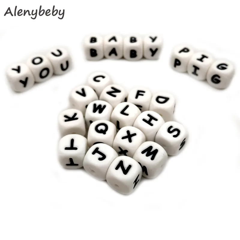 100pcs Silicone Letters English Alphabet Beads 12mm Baby Teething BPA Free Food Grade Silicone Teether Necklace Accessories
100pcs Silicone Letters English Alphabet Beads 12mm Baby Teething BPA Free Food Grade Silicone Teether Necklace Accessories