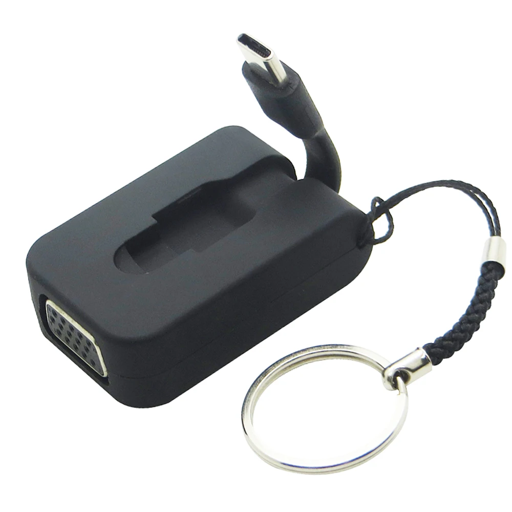 Портативный брелок USB-C USB 3,1 Type C папа к VGA Женский 2K 1080P дисплей монитор адаптер конвертер кабель для Macbook
Портативный брелок USB-C USB 3,1 Type C папа к VGA Женский 2K 1080P дисплей монитор адаптер конвертер кабель для Macbook
