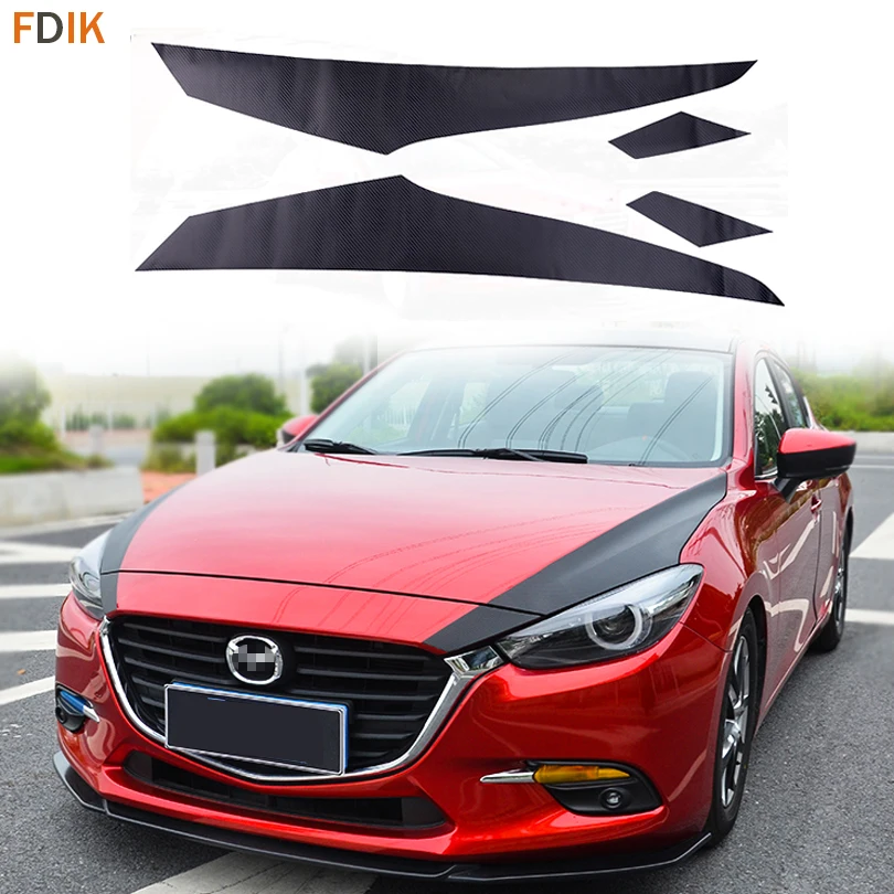Sport Racing Black Carbon Fiber Front Grille Engine Hood Cover Graphics Film Vinyl Decal Sticker for Mazda 3 AXELA M3 2017 2018
Sport Racing Black Carbon Fiber Front Grille Engine Hood Cover Graphics Film Vinyl Decal Sticker for Mazda 3 AXELA M3 2017 2018