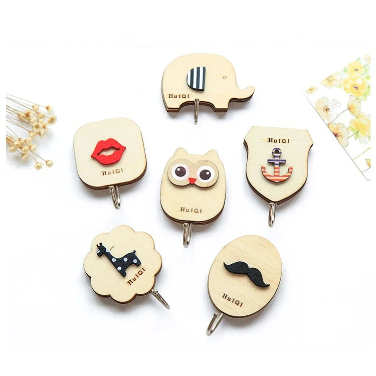 120pcs Wooden Wall Hooks Door Living Room Bedroom Home Strong Adhesive Hook Hanger Cartoon Wall Hanger WB158
120pcs Wooden Wall Hooks Door Living Room Bedroom Home Strong Adhesive Hook Hanger Cartoon Wall Hanger WB158