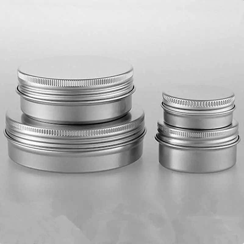 20pc/Lot 5g 10g 15g 30g 60g 100g Empty Cosmetic Makeup Packaging Bottle Container Aluminum Cream Jar Small Mini Box Screw Thread
20pc/Lot 5g 10g 15g 30g 60g 100g Empty Cosmetic Makeup Packaging Bottle Container Aluminum Cream Jar Small Mini Box Screw Thread