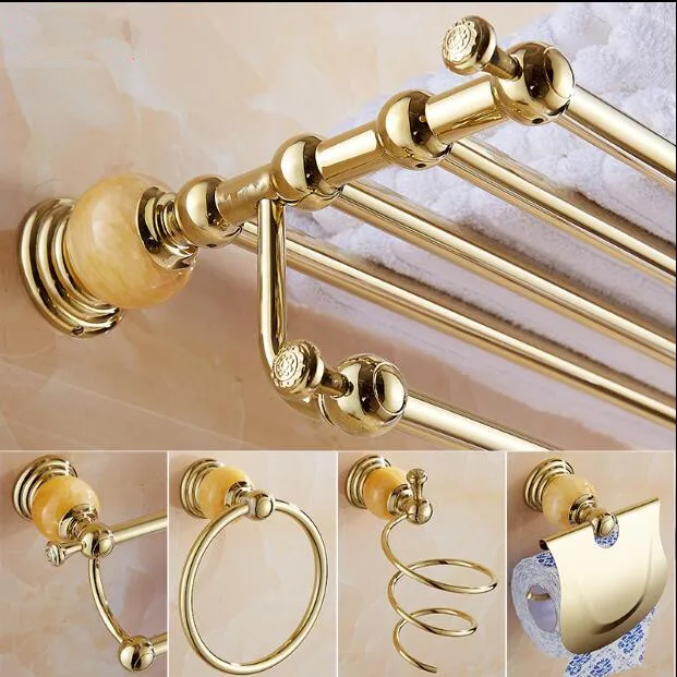 New brass and Jade Gold Bathroom Accessories Set,Paper Holder,Towel Bar,Soap basket,towel rack,towel ring, bathroom Hardware set
New brass and Jade Gold Bathroom Accessories Set,Paper Holder,Towel Bar,Soap basket,towel rack,towel ring, bathroom Hardware set