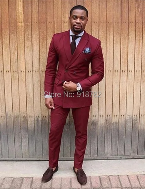Latest Coat Pant Designs 2018 Custom Made Burgundy Double Breasted Suit Groom Wedding Suits For Men Terno Masculino Slim Fit
Latest Coat Pant Designs 2018 Custom Made Burgundy Double Breasted Suit Groom Wedding Suits For Men Terno Masculino Slim Fit