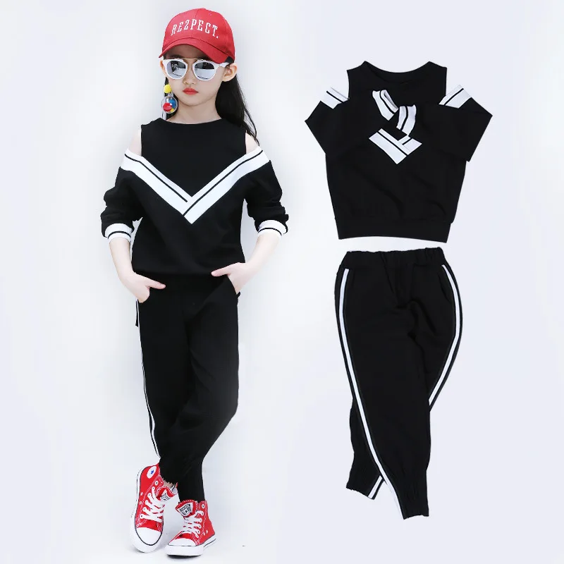 Kids Tracksuit for Girls Sport Suit Black White Striped Children Clothes School Uniform Girls Clothes Teenage Girls Clothing Set
Kids Tracksuit for Girls Sport Suit Black White Striped Children Clothes School Uniform Girls Clothes Teenage Girls Clothing Set