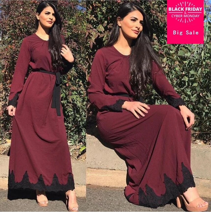 Fashion Muslim Adult Casual lace embroidery Robe Musulmane Turkish Dubai Abaya Muslim Robe Arab Worship Service wj1338 with blet
Fashion Muslim Adult Casual lace embroidery Robe Musulmane Turkish Dubai Abaya Muslim Robe Arab Worship Service wj1338 with blet