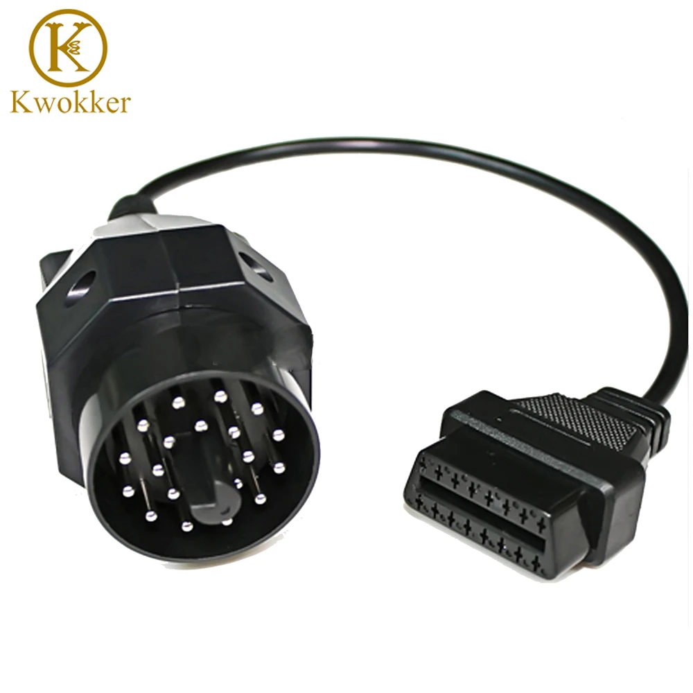 KWOKKER 10pcs For bmw 20 pin Male TO 16PIN Female OBD2 Cable Car Auto Diagnostic Connector 20pin Adapter Tool cable
KWOKKER 10pcs For bmw 20 pin Male TO 16PIN Female OBD2 Cable Car Auto Diagnostic Connector 20pin Adapter Tool cable