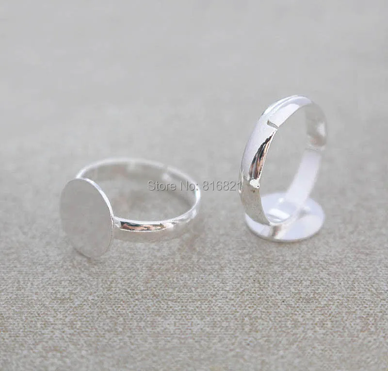 50pcs 8 10 12mm Blank Kids Ring Bases Flat Circle Glue Pad Ring Settings Findings for DIY Girl Children Ring Making Silver color
50pcs 8 10 12mm Blank Kids Ring Bases Flat Circle Glue Pad Ring Settings Findings for DIY Girl Children Ring Making Silver color