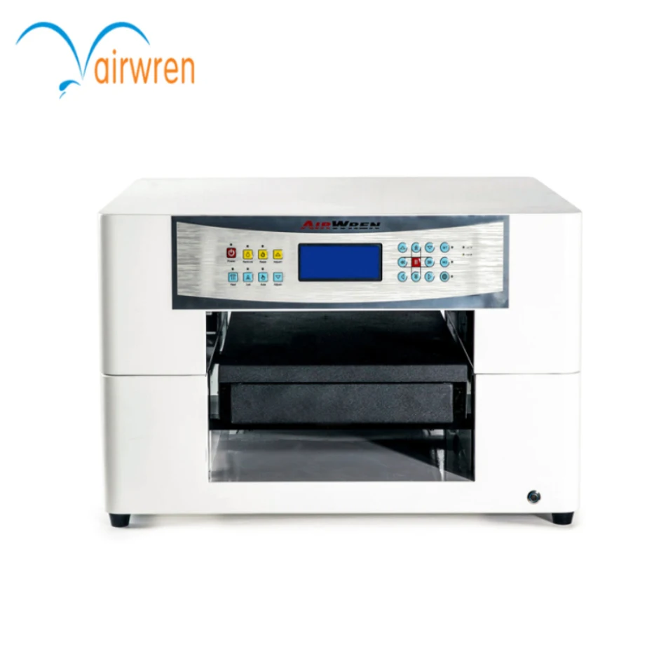 Airwren A3 Size 6 Color Digital Ceramic Tile Glass Wood Inkjet LED UV Flatbed Printer with Free RIP Software
Airwren A3 Size 6 Color Digital Ceramic Tile Glass Wood Inkjet LED UV Flatbed Printer with Free RIP Software