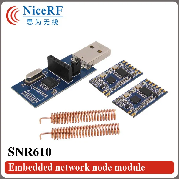 2pcs/lot 433MHz TTL Interface Embedded Network RF Module Kit SNR610 (2pcs SNR610+2pcs Spring Antenna+ 1pc USB Bridge Board)
2pcs/lot 433MHz TTL Interface Embedded Network RF Module Kit SNR610 (2pcs SNR610+2pcs Spring Antenna+ 1pc USB Bridge Board)