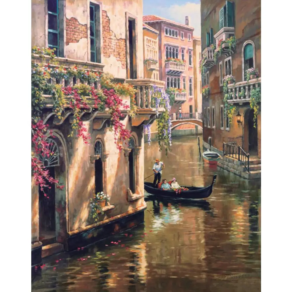Wall Pictures for Living Room Landscape Oil Painting Hand Painted Modern Art Venice Afternoon Chat High Quality Canvas Artwork
Wall Pictures for Living Room Landscape Oil Painting Hand Painted Modern Art Venice Afternoon Chat High Quality Canvas Artwork