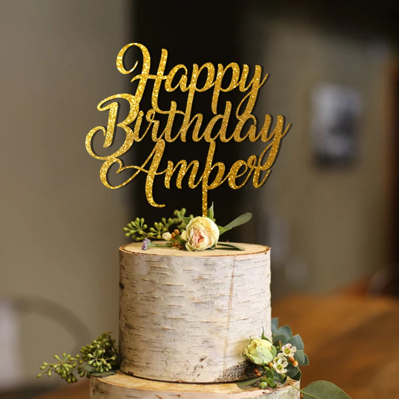 Personalised Happy Birthday Cake Toppers. Gold Glitter Birthday. Custom Name. Birthday Cake Toppers. Personalised. Theme party
Personalised Happy Birthday Cake Toppers. Gold Glitter Birthday. Custom Name. Birthday Cake Toppers. Personalised. Theme party