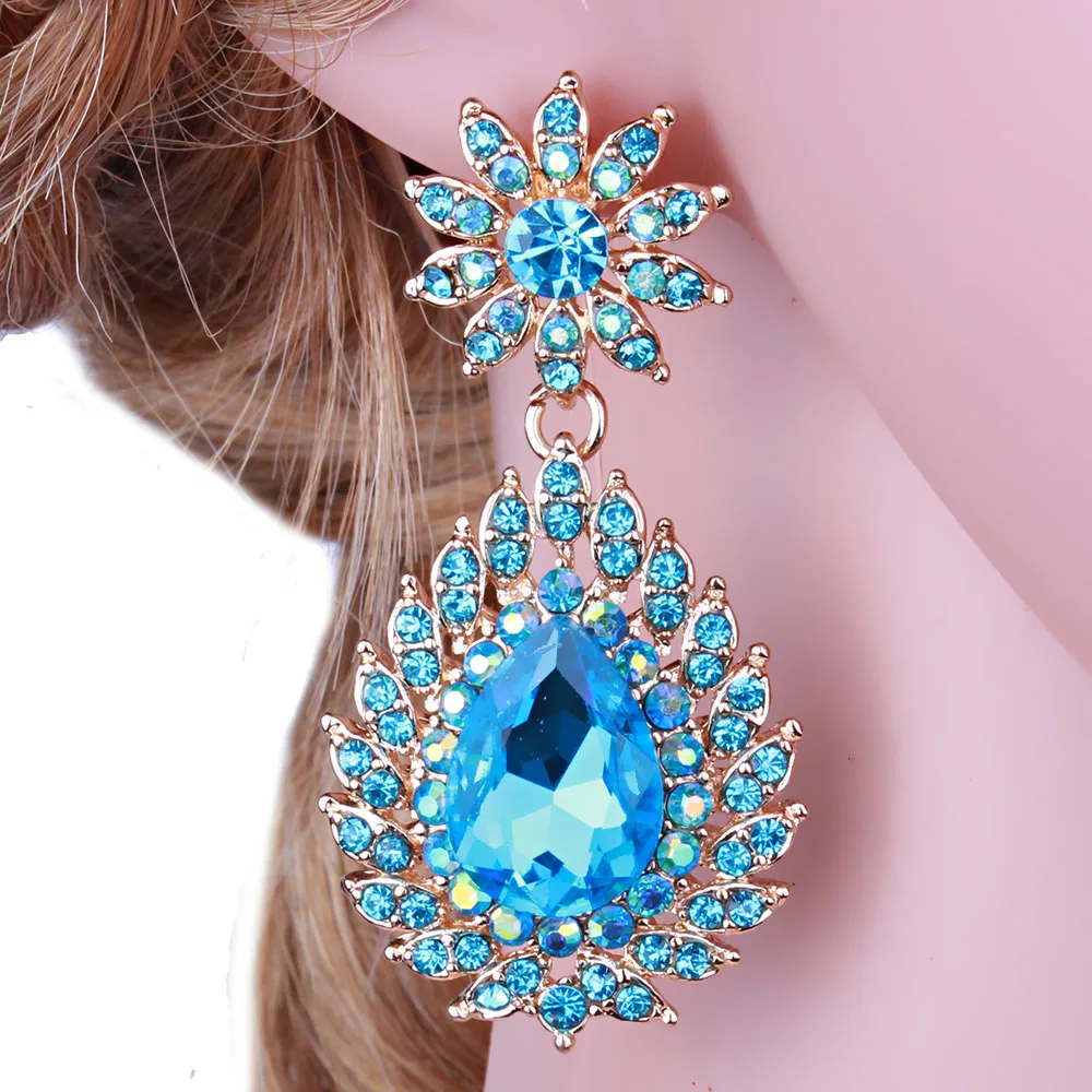 FARLENA Jewelry Elegant Water Drop Earrings Fashion Crystal Rhinestones Earrings for women wedding
FARLENA Jewelry Elegant Water Drop Earrings Fashion Crystal Rhinestones Earrings for women wedding